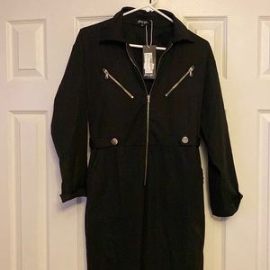 New with Tags Nasty Gal black jumpsuit size Medium